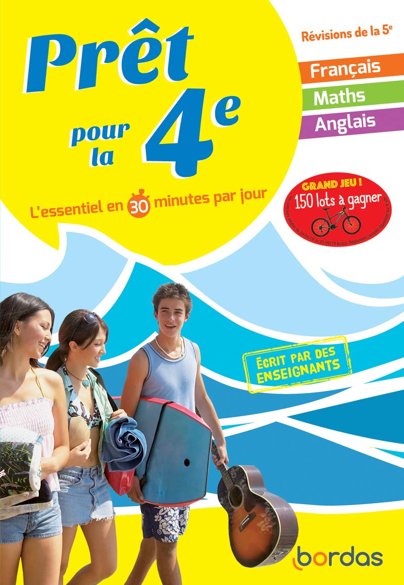 Prêt pour La 4ème – Cahier de vacances, révisions de la 5ème book