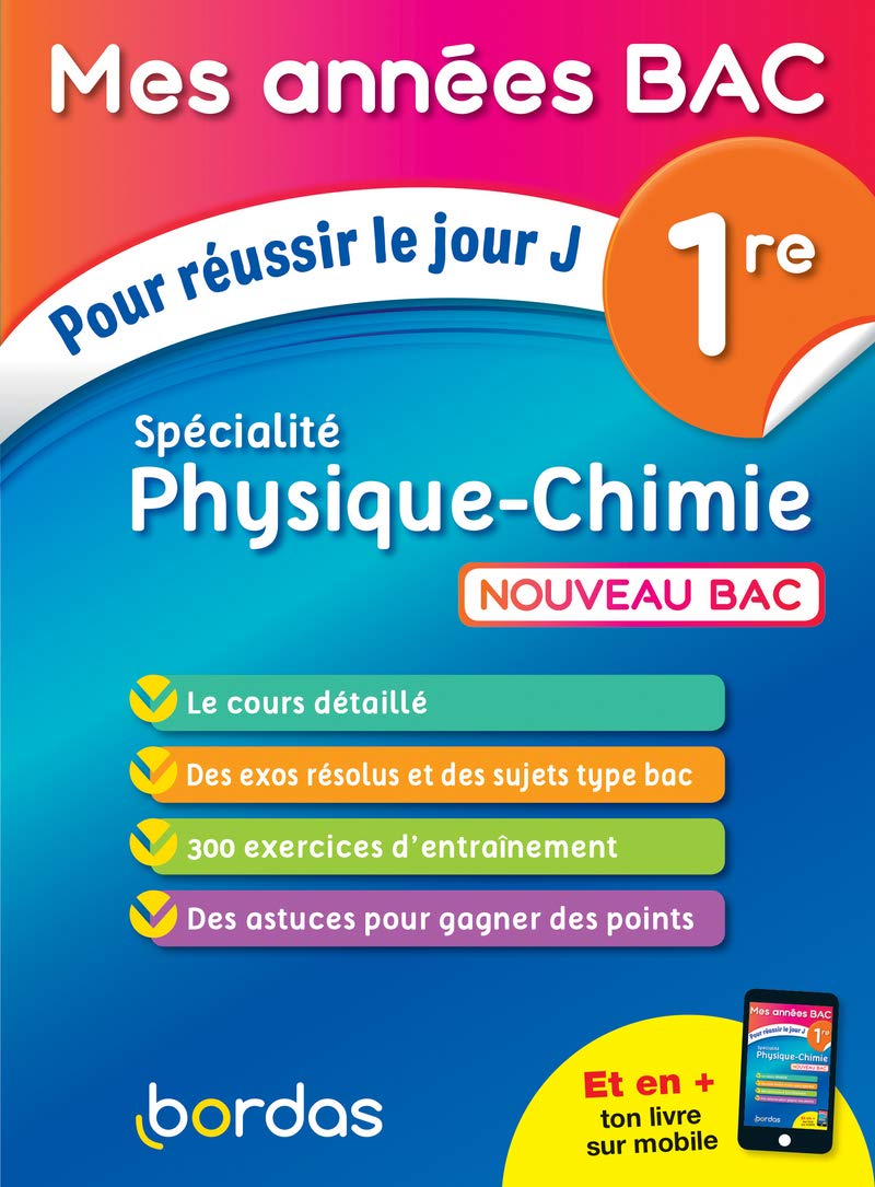 Mes années Bac - Physique-Chimie 1re book