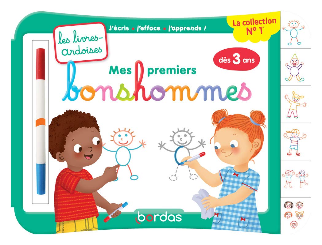 Les livres-ardoises - Mes premiers bonshommes Non-fiction