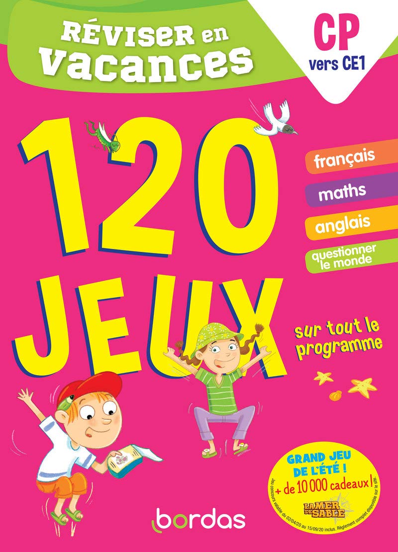 Réviser en vacances du CP au CE1 - 120 jeux sur tout le programme book
