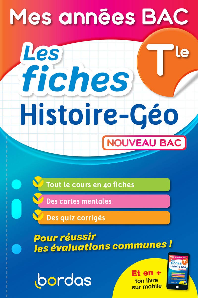 Mes années BAC - Les fiches Histoire-Géo Terminale book