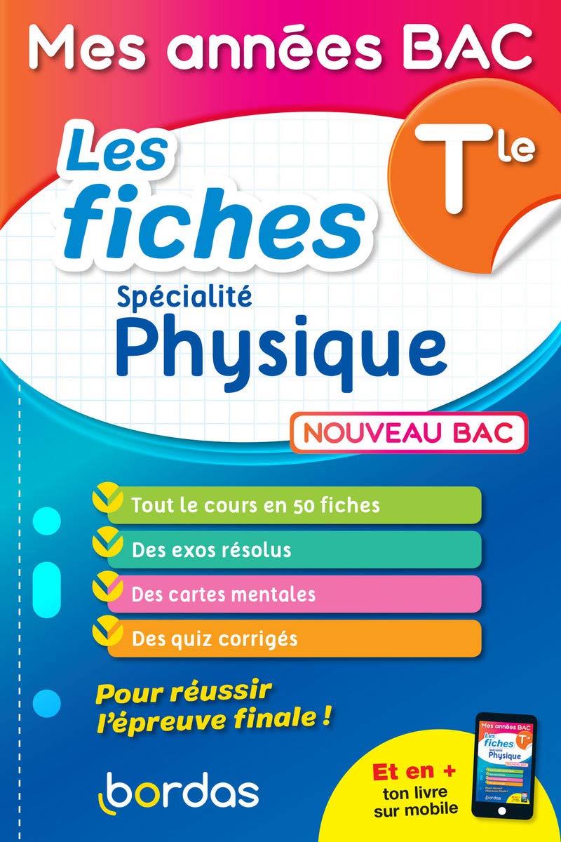 Mes années BAC - Les fiches Physique Terminale book