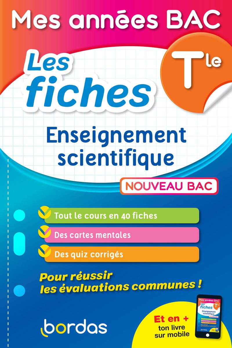 Mes années Bac - Les fiches Enseignement scientifique Tle Professional & Reference Books