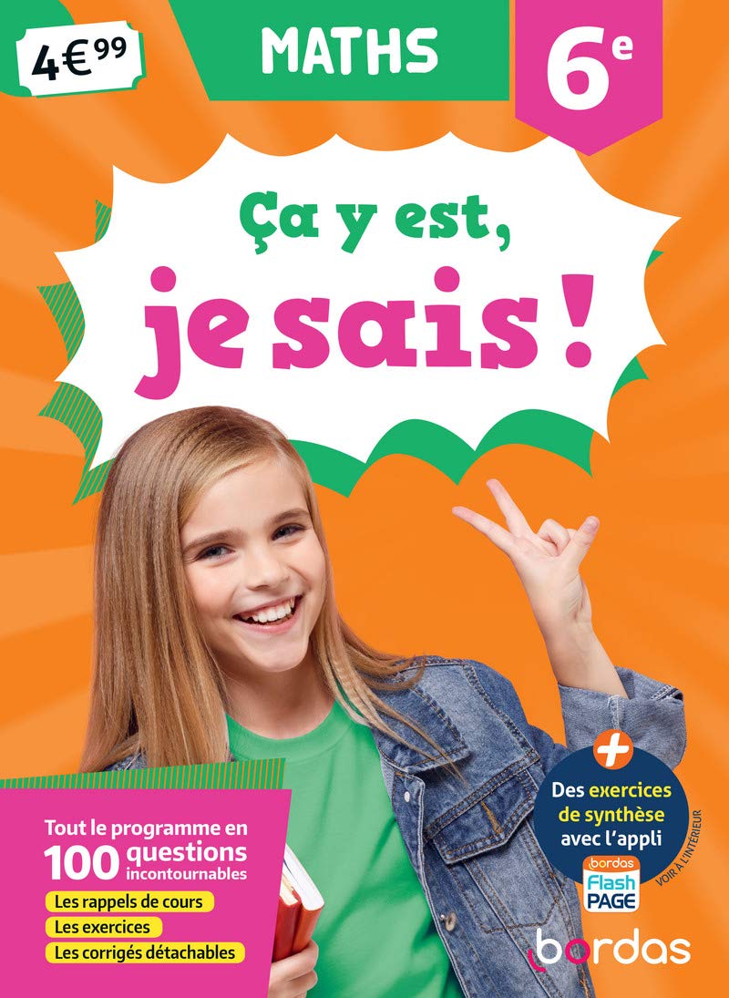 Ça y est, je sais ! Maths 6e book