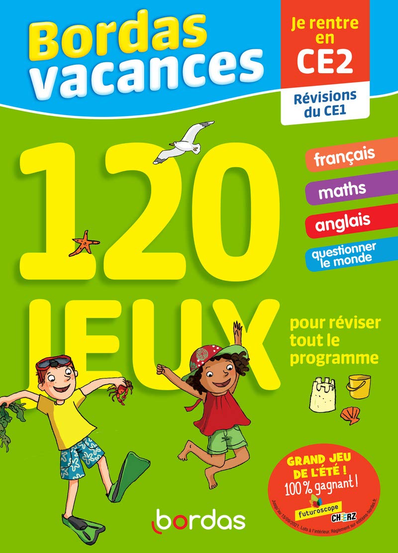 Bordas Vacances - 120 jeux pour réviser CE1 vers CE2: 120 jeux pour réviser tout le programme. Avec 1 crayon Professional & Reference Books