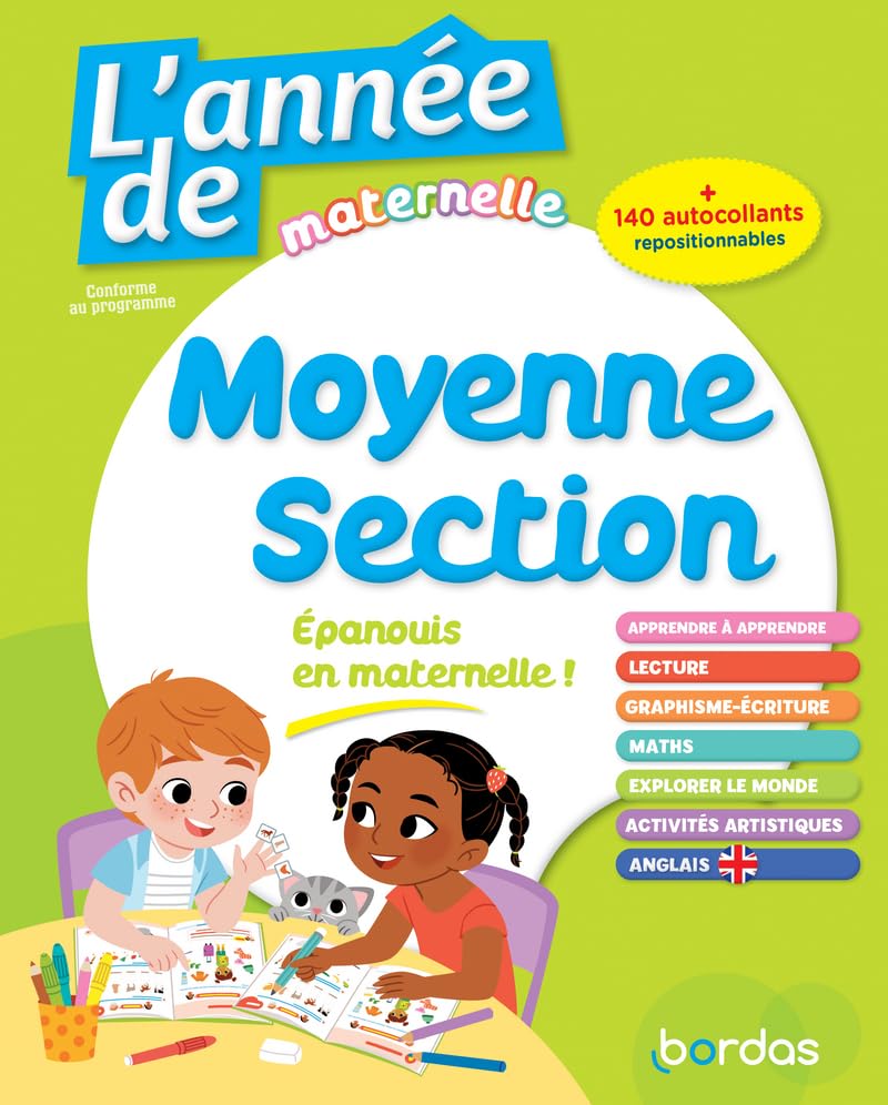 L'Année de Moyenne Section: Avec 140 autocollants repositionnables Non-fiction
