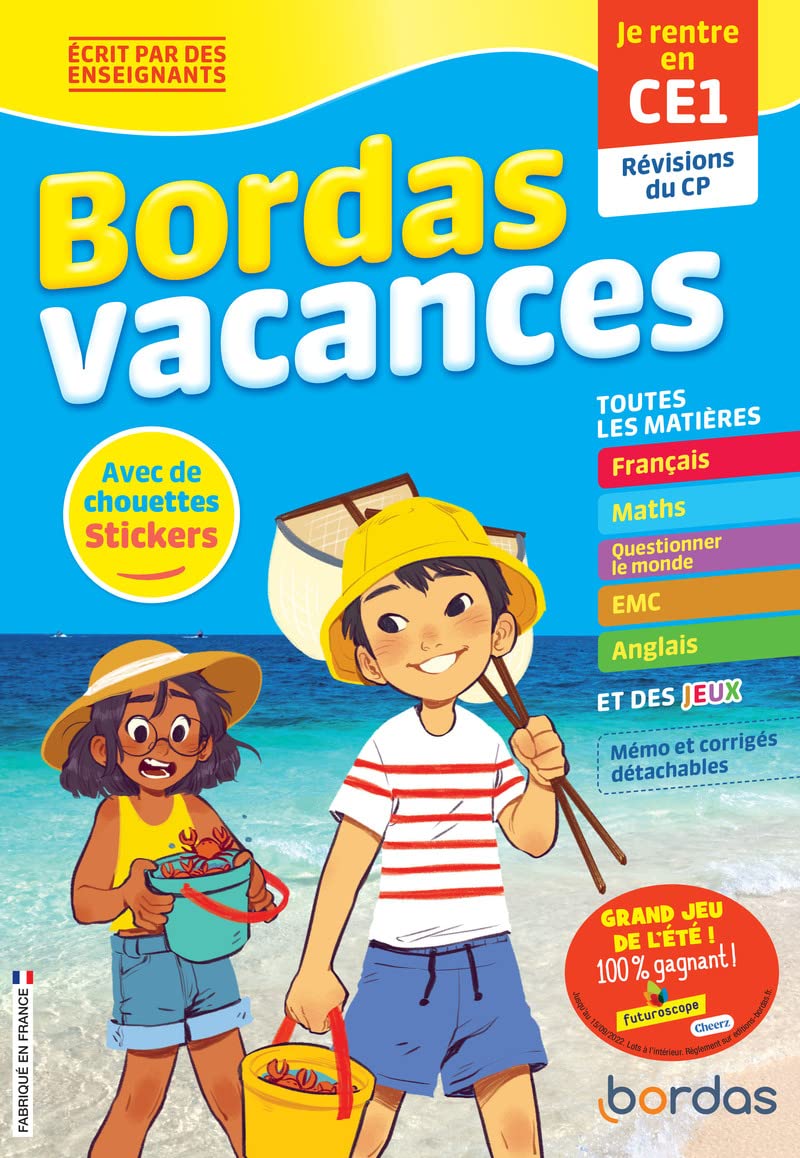 Bordas Vacances - Je rentre en CE1 - Cahier de vacances book