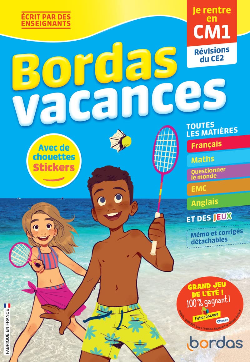 Bordas Vacances - Je rentre en CM1 - Cahier de vacances book