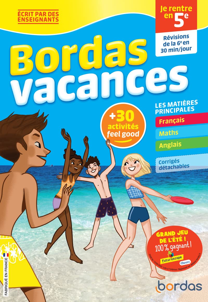 Bordas Vacances - Je rentre en 5e - Cahier de vacances book