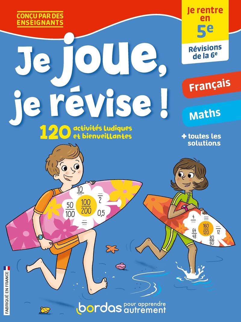Je joue, je révise - Je rentre en 5e - Cahier de vacances book