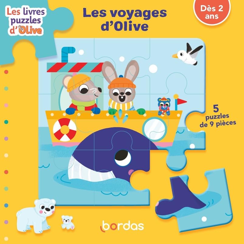 Les livres-puzzles Olive - Les voyages d'Olive: Livre-puzzle book