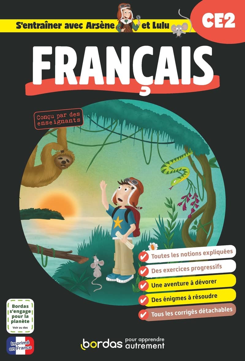 S'entraîner avec Arsène et Lulu - Français CE2 book
