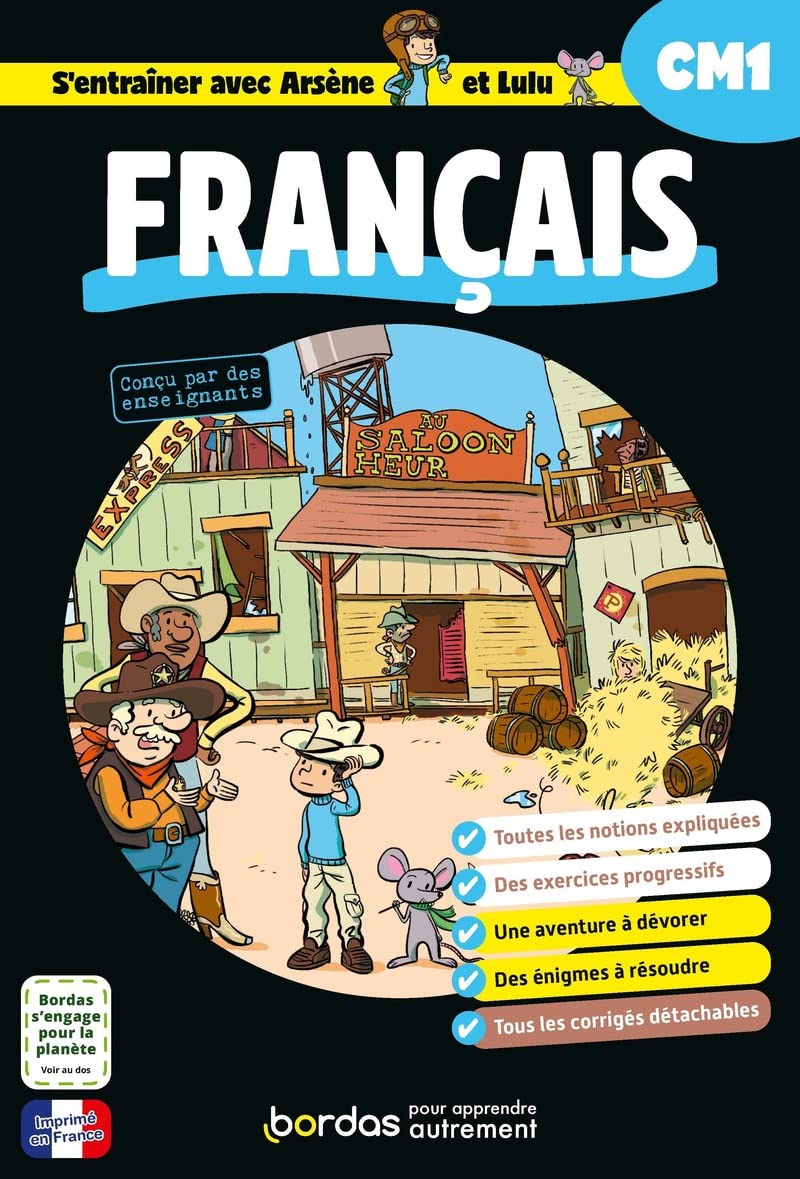 S'entraîner avec Arsène et Lulu - Français CM1 book