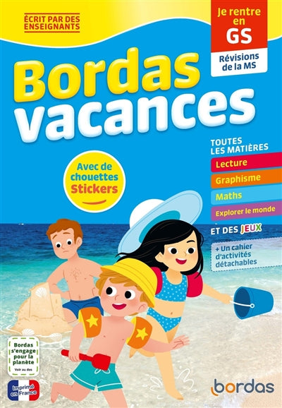 Bordas vacances : je rentre en GS : révisions de la MS Mathematics Books