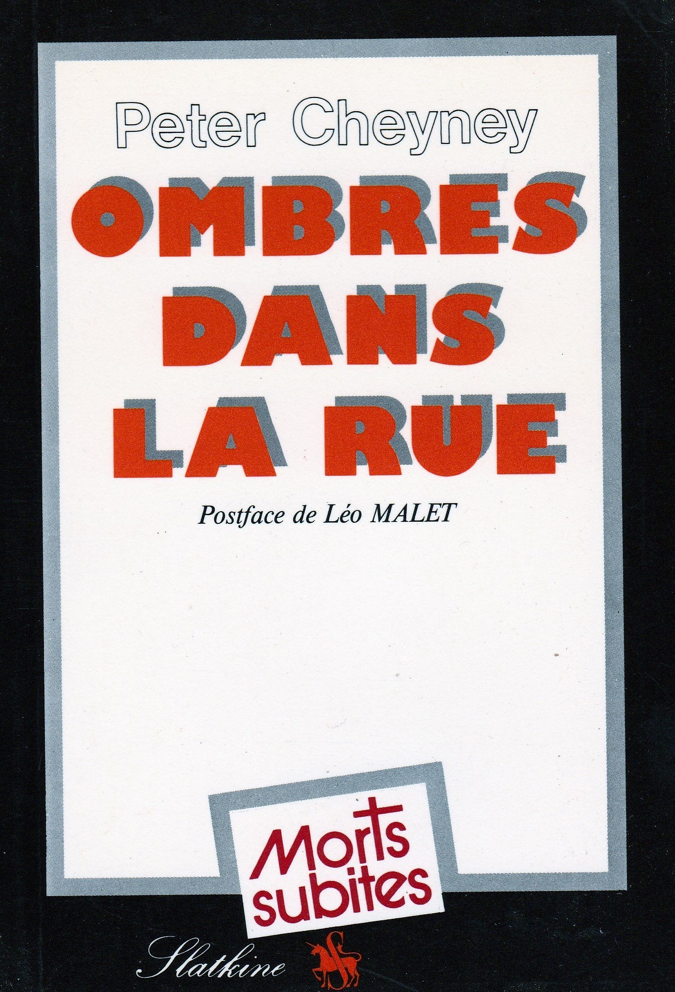 Ombres dans la rue (Morts subites) Books