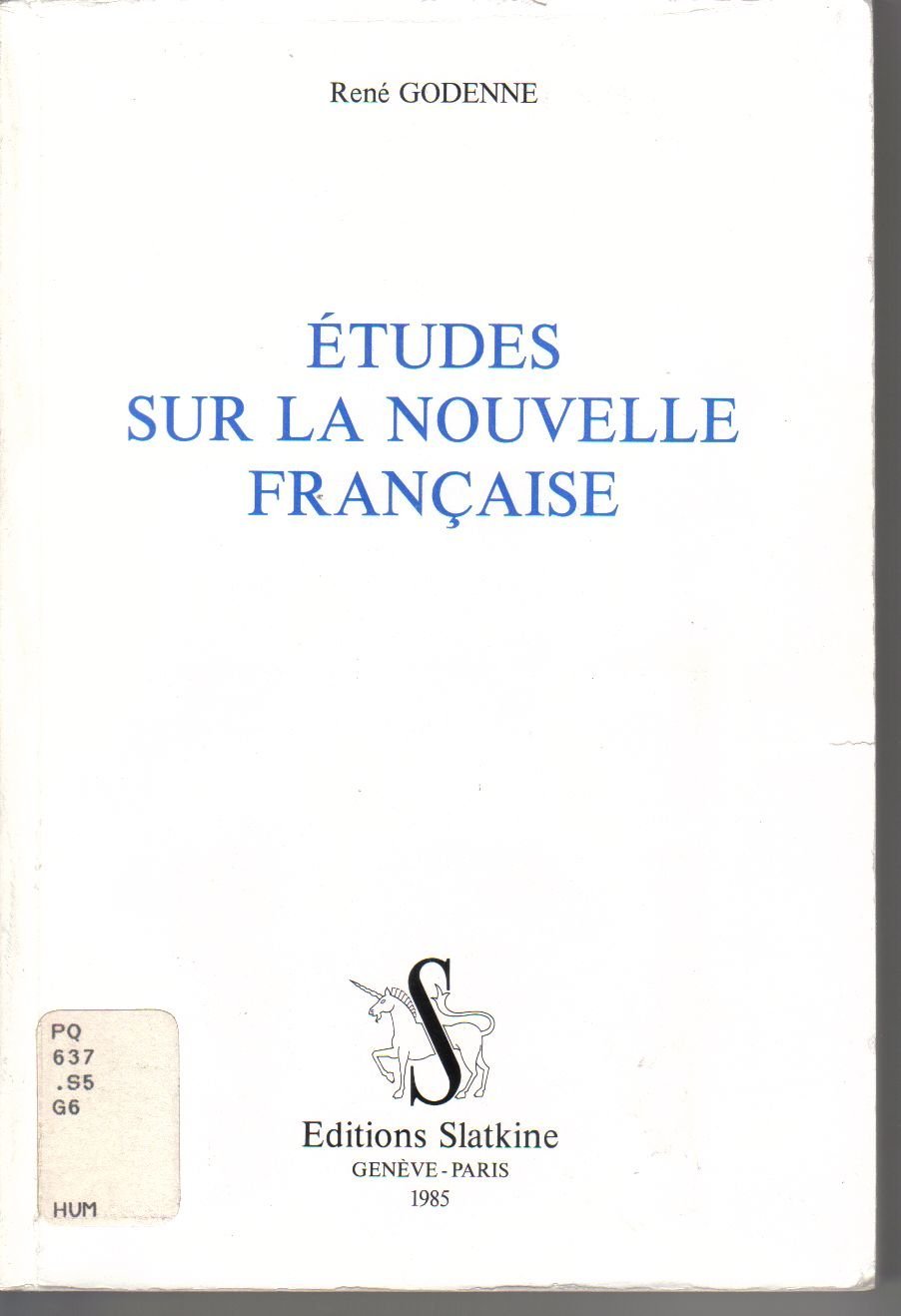 Etudes sur la nouvelle de langue française. Etudes sur la nouvelle française Books