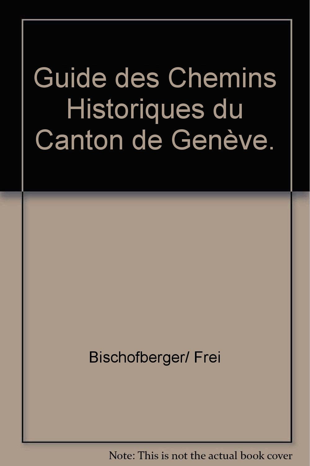 GUIDE DES CHEMINS HISTORIQUES DU CANTON DE GENEVE. Books