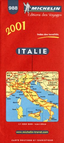 Italy (Michelin Country Maps, Band 988) Leisure, Home & Garden