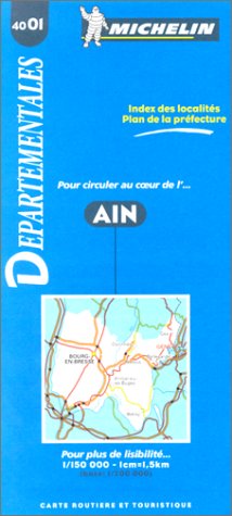 Carte routière : Ain, 4001, 1/150000 book