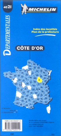 Carte routière : Côte d'Or, 4021, 1/150000 book