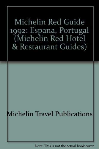 Espana, Portugal (Michelin Red Hotel & Restaurant Guides) Leisure, Home & Garden