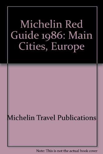 Main Cities, Europe (Michelin Red Guide) Leisure, Home & Garden