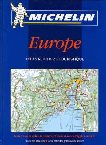Michelin Europe, Atlas routier et touristique Books