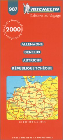 Germany, Benelux, Austria (Michelin Maps) Maps & Plans