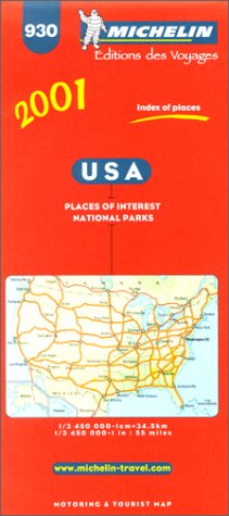 Carte routière : U.S.A., 930, 1/3450000 book