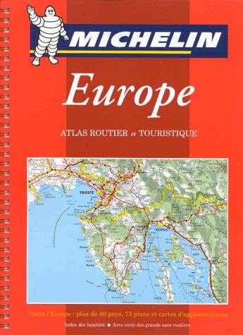 Michelin Europe, Atlas routier et touristique Maps & Plans