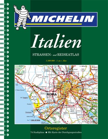 Michelin Italie, Atlas routier et touristique Maps & Plans