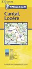 Michelin Local France Cantal/Lozere Map: 330 book