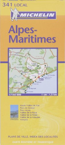 Michelin Alpes-Maritimes: Includes Plans for Nice, Cannes (Michelin Local France, Band 341) Leisure, Home & Garden