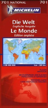 Weltkarte - gefaltet, politisch. 1:28,5 Mill. Maps & Plans