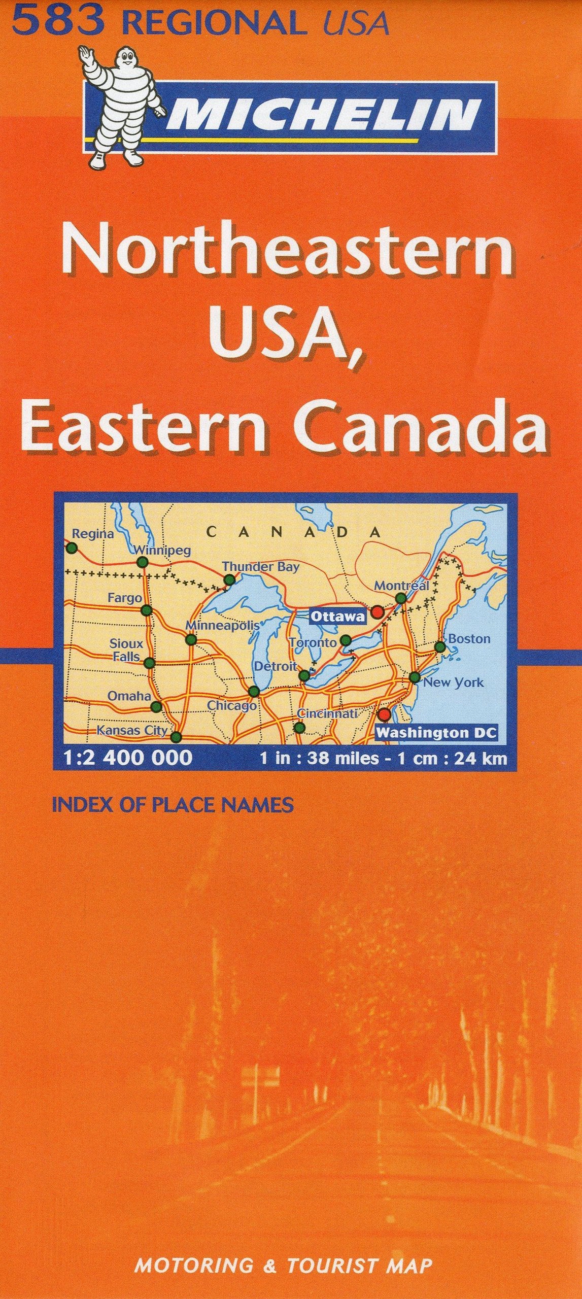Carte routière : Northeastern USA, Eastern Canada, N° 11583 (en anglais) (KAARTEN/CARTES MICHELIN) Leisure, Home & Garden
