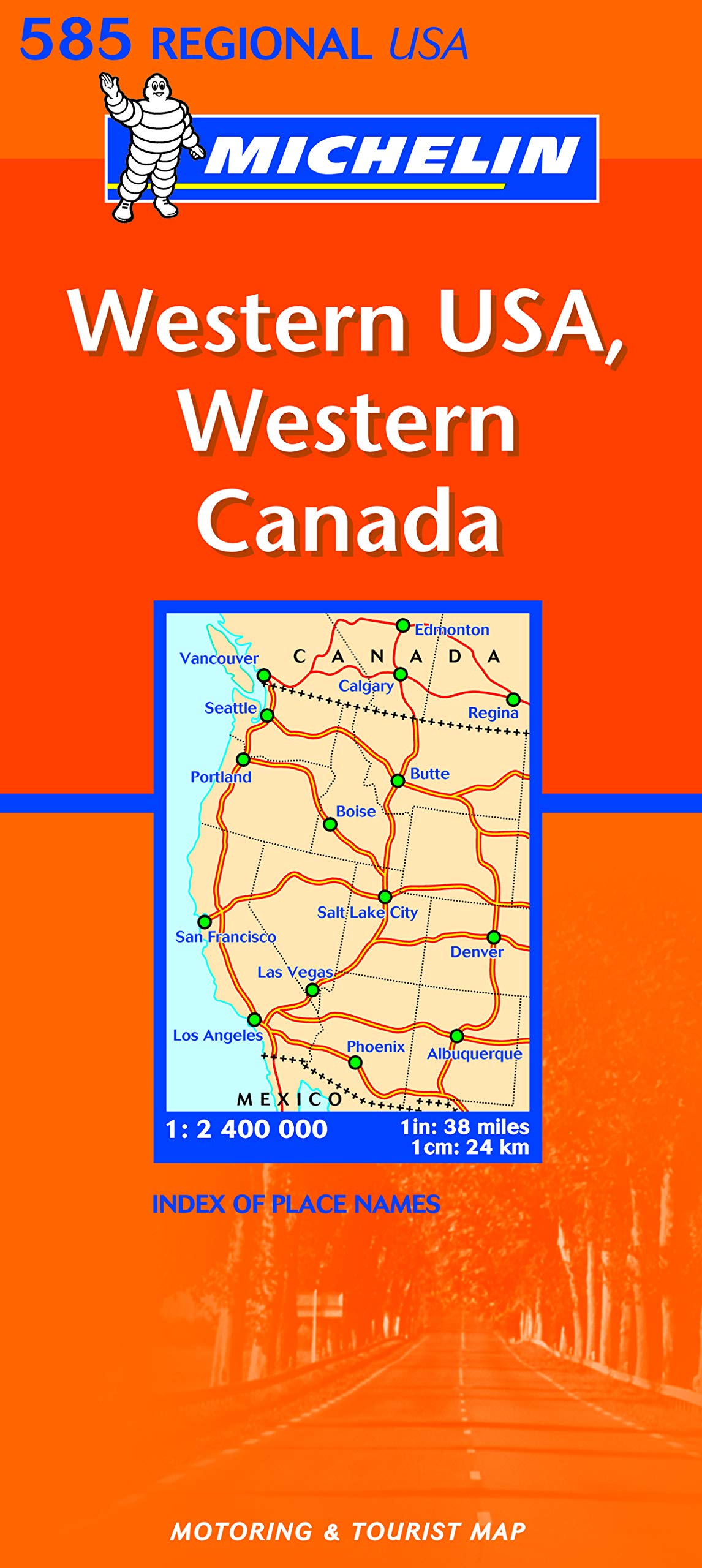 Carte routière : Western USA, Western Canada, N° 11585 (en anglais) (KAARTEN/CARTES MICHELIN) Leisure, Home & Garden