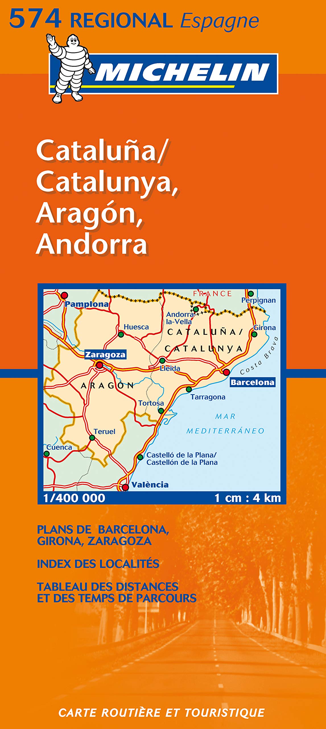 Carte routière : Aragon, Cataluna, N° 11574 (en espagnol) (KAARTEN/CARTES MICHELIN) Leisure, Home & Garden