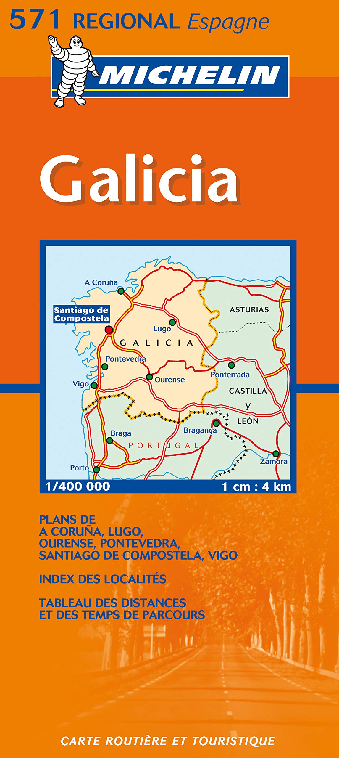 Carte routière : Galicia, N° 11571 (en espagnol) (KAARTEN/CARTES MICHELIN) Leisure, Home & Garden