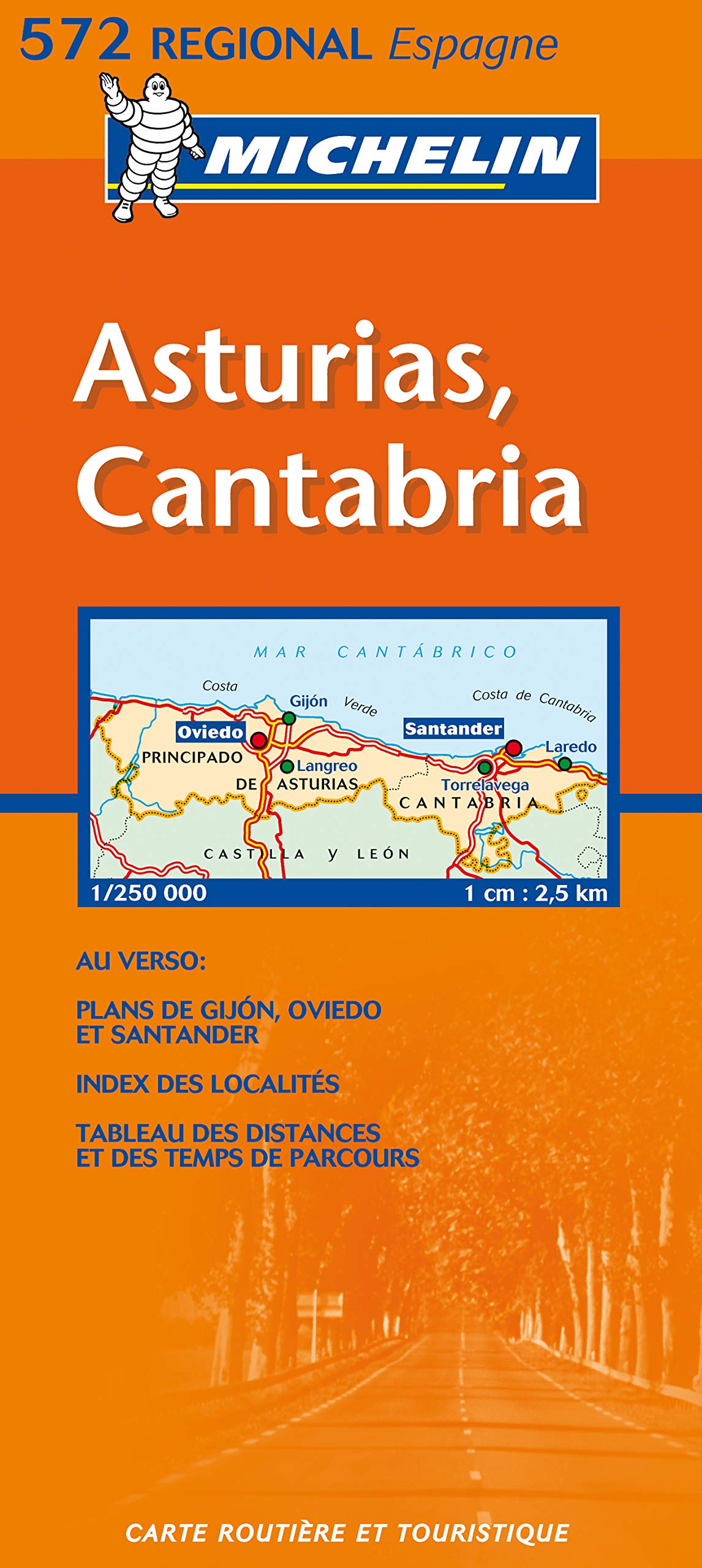 Carte routière : Asturias, Cantabria, N° 11572 (en espagnol) (KAARTEN/CARTES MICHELIN) Leisure, Home & Garden