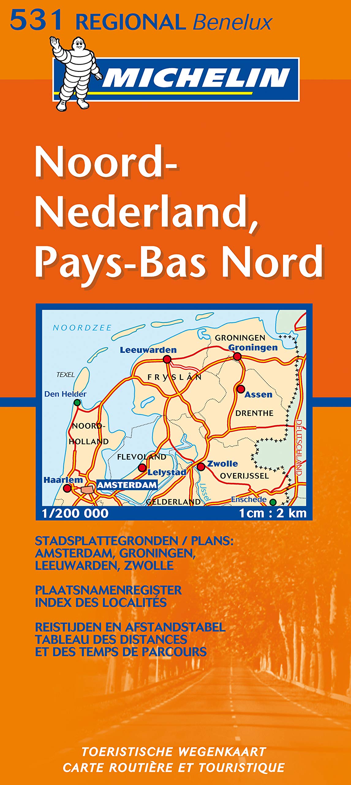 Michelin Noord-Nederland, Pays-Bas Nord (KAARTEN/CARTES MICHELIN) Leisure, Home & Garden