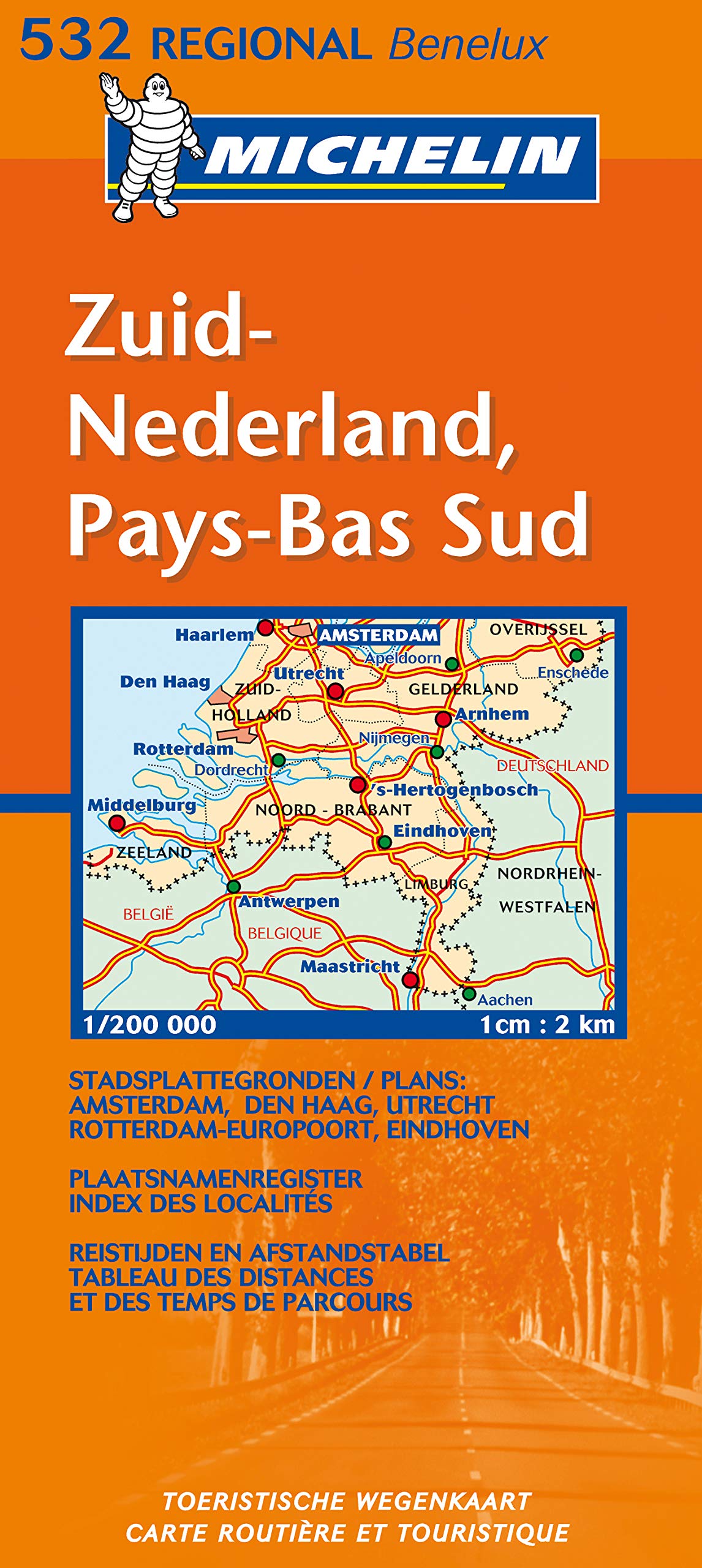 Michelin Zuid-Nederland, Pays-Bas Sud/ Netherlands, Rotterdam, Apeldoorn, Maastrict (KAARTEN/CARTES MICHELIN) Leisure, Home & Garden