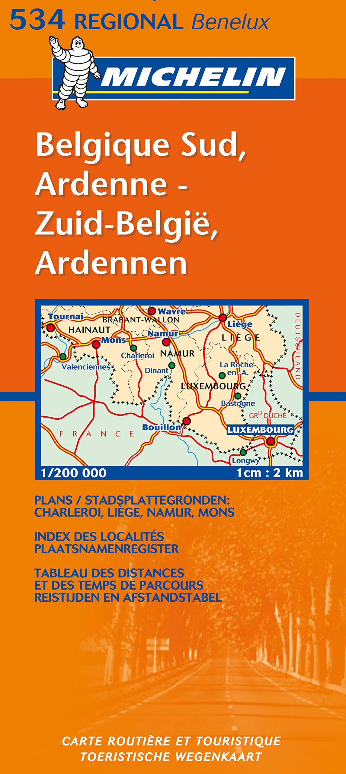 Carte routière : Belgique Sud, Ardenne - Zuid-België, Ardennen, N° 11534 (bilingue néerlandais-français) (KAARTEN/CARTES MICHELIN) Leisure, Home & Garden