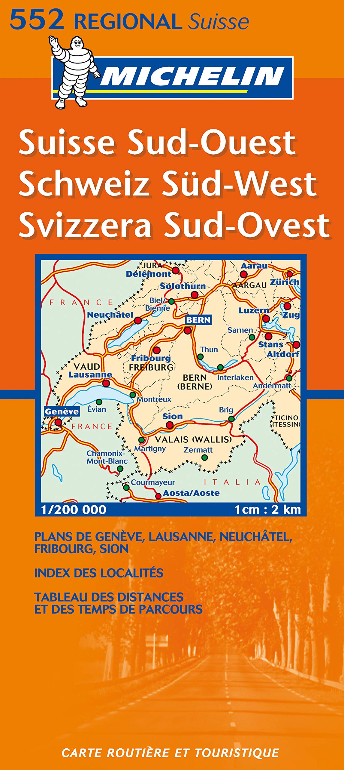 Michelin Suisse Sud-Est/Schweiz Sud-West/Svizzera Sud-West/Svizzera Sud-Ovest: Regional Map (KAARTEN/CARTES MICHELIN) Leisure, Home & Garden