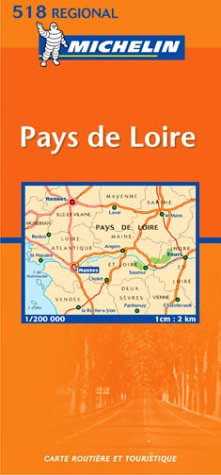 Michelin Landkarten, Bl.518 :Pays de Loire Leisure, Home & Garden