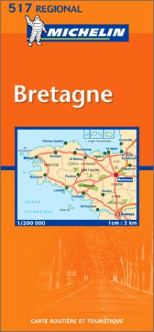 Michelin Bretagne Regional Map Leisure, Home & Garden