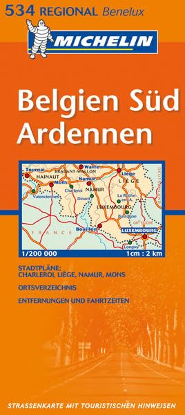 Belgien Süd Ardennen (MICHELIN Regionalkarten, Band 534) Leisure, Home & Garden