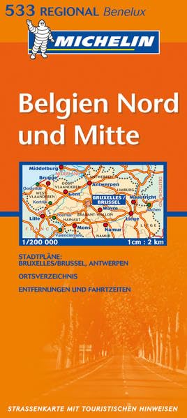 Belgien Nord und Mitte (MICHELIN Regionalkarten, Band 533) Leisure, Home & Garden