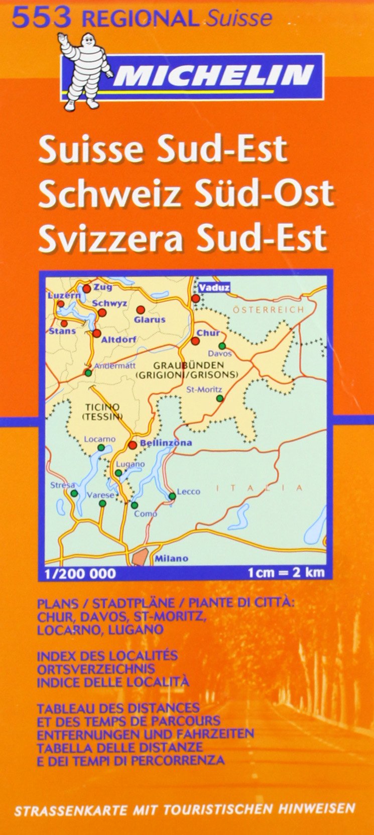 Schweiz Süd-Ost (MICHELIN Regionalkarten, Band 553) Leisure, Home & Garden
