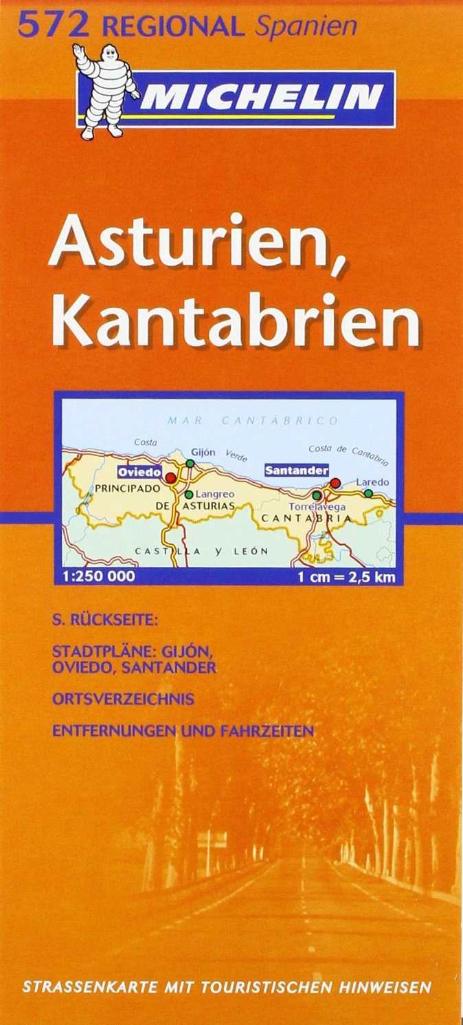 Asturien, Kantabrien (MICHELIN Regionalkarten, Band 572) Leisure, Home & Garden