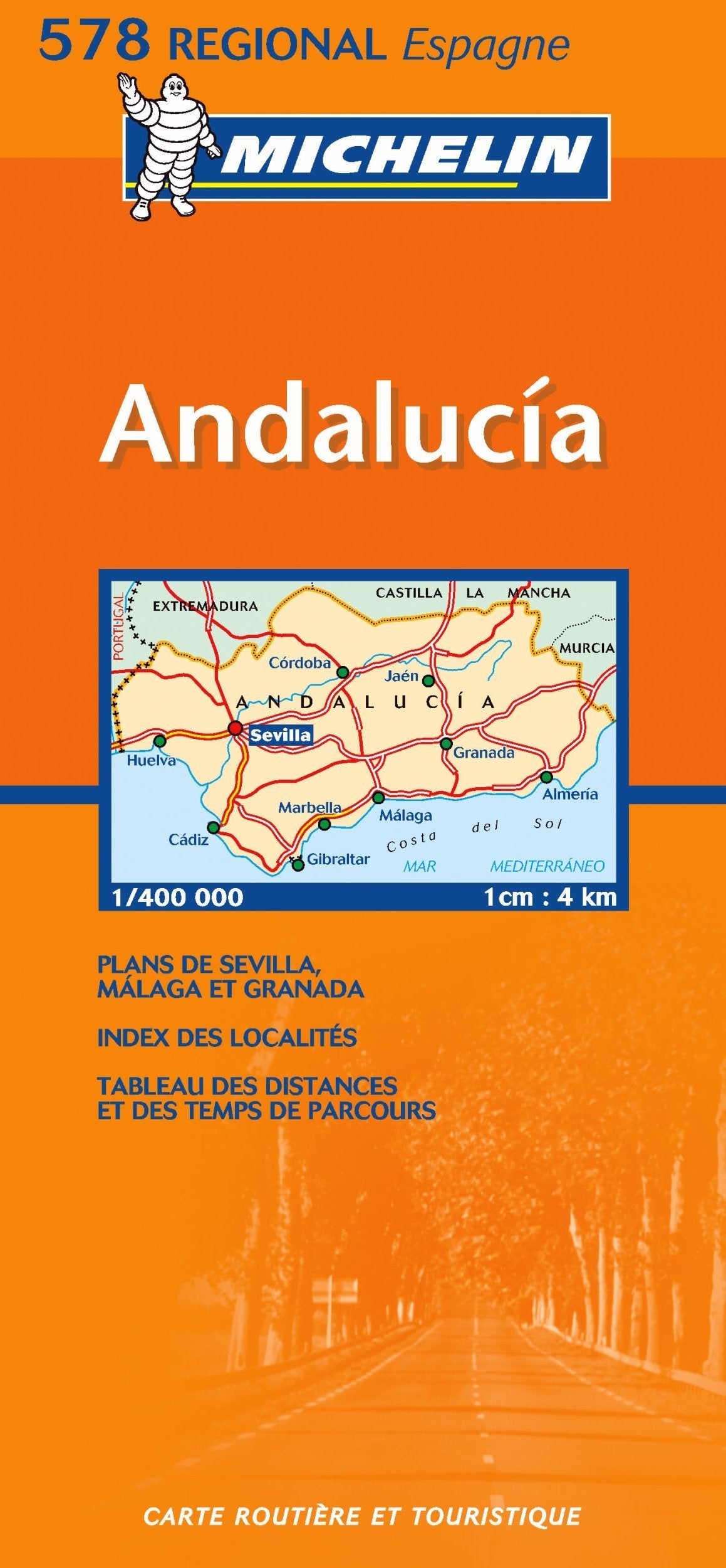 Mapa Regional Andalucía (Michelin Regional Maps) Leisure, Home & Garden